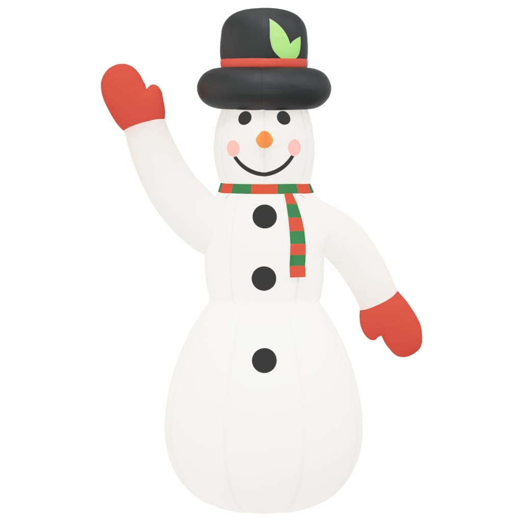 Boneco de Neve Insuflável com Luzes LED - 370 cm - XXL