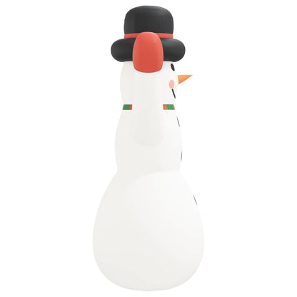 Boneco de neve insuflável com luzes LED 620 cm