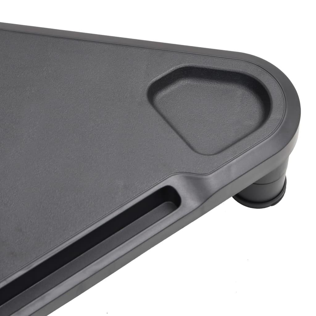 Suporte de canto para monitor 49x28x10,5 cm preto