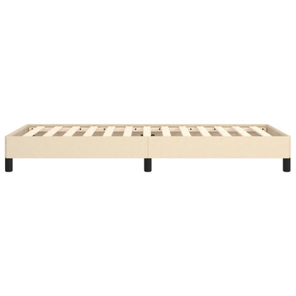 Estrutura de cama tecido 100x200 cm cor creme