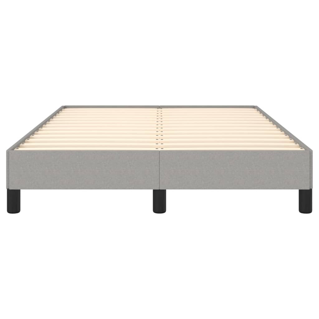 Estrutura de cama 120x200 cm tecido cinza-claro