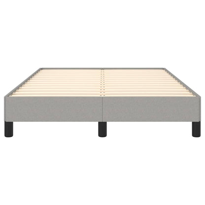 Estrutura de cama 120x200 cm tecido cinza-claro