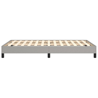 Estrutura de cama 120x200 cm tecido cinza-claro