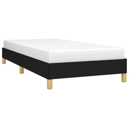 Estrutura de cama 90x190 cm tecido preto