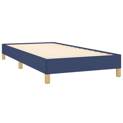 Estrutura de cama 90x200 cm tecido azul