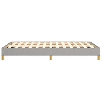 Estrutura de cama 120x200 cm tecido cinza-claro