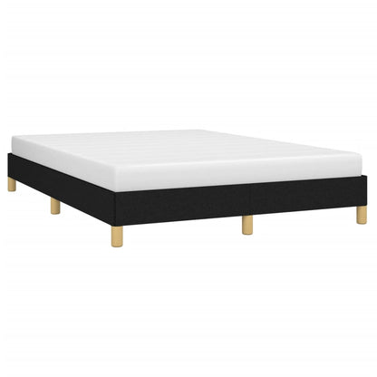 Estrutura de cama 140x190 cm tecido preto