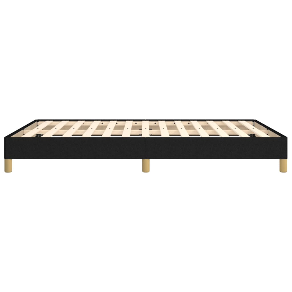 Estrutura de cama 140x190 cm tecido preto