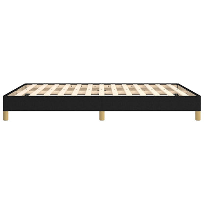 Estrutura de cama 140x190 cm tecido preto