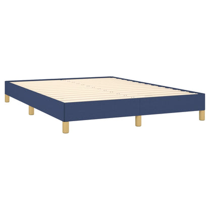 Estrutura de cama 140x190 cm tecido azul