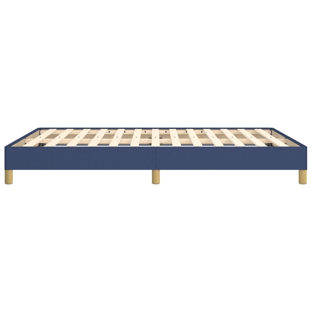 Estrutura de cama 140x190 cm tecido azul