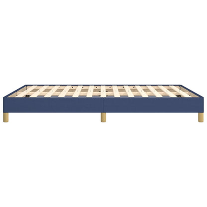 Estrutura de cama 140x190 cm tecido azul