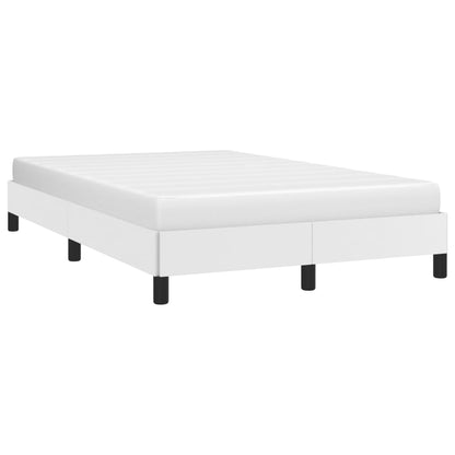 Estrutura de cama 120x200 cm couro artificial branco