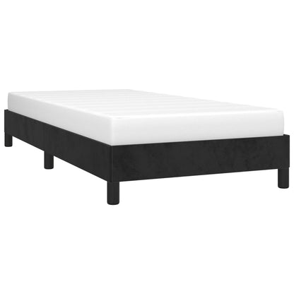 Estrutura de cama 80x200 cm veludo preto