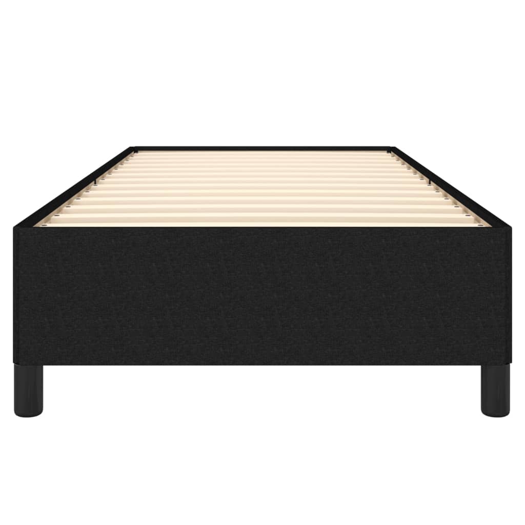 Estrutura de cama 90x190 cm tecido preto