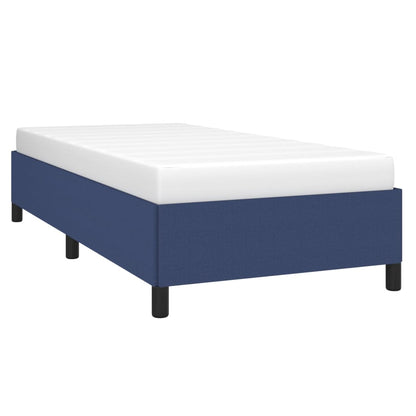 Estrutura de cama 90x190 cm tecido azul