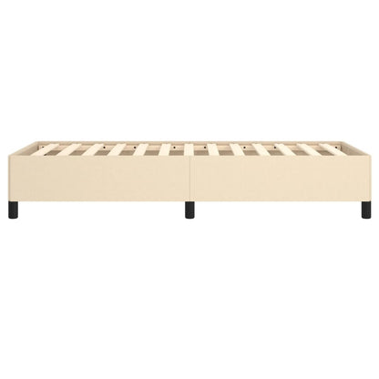 Estrutura de cama tecido 100x200 cm cor creme