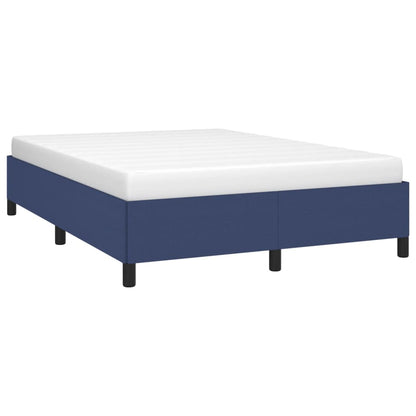 Estrutura de cama 140x190 cm tecido azul