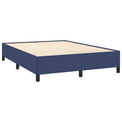 Estrutura de cama 140x190 cm tecido azul