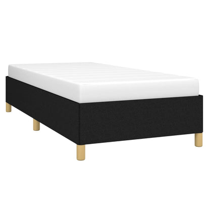 Estrutura de cama 90x190 cm tecido preto