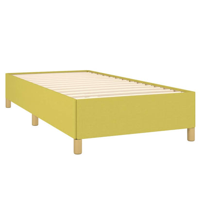 Estrutura de cama 90x190 cm tecido verde