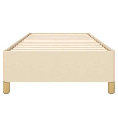 Estrutura de cama tecido 100x200 cm cor creme