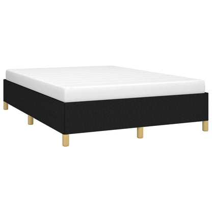 Estrutura de cama 140x190 cm tecido preto