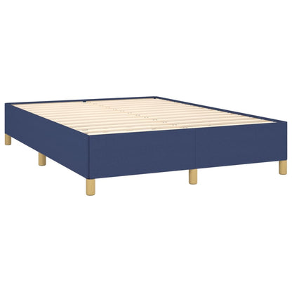 Estrutura de cama 140x190 cm tecido azul