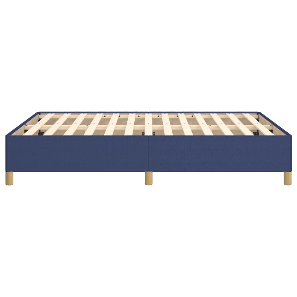 Estrutura de cama 140x190 cm tecido azul