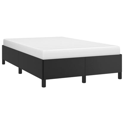 Estrutura de cama 120x200 cm couro artificial preto