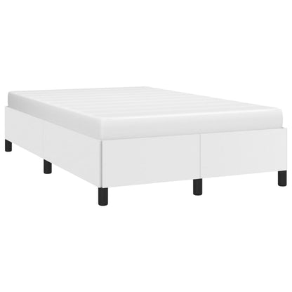 Estrutura de cama 120x200 cm couro artificial branco