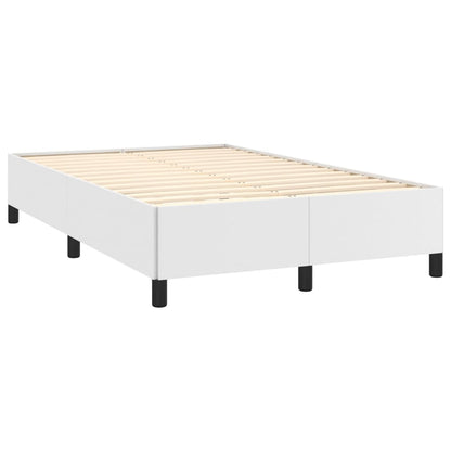 Estrutura de cama 120x200 cm couro artificial branco