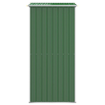 Abrigo de jardim 192x108x223 cm aço galvanizado verde