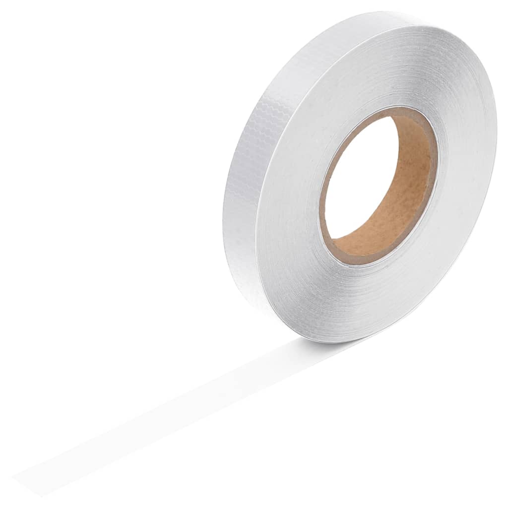 Fita refletora 2,5 cmx50 m PVC branco