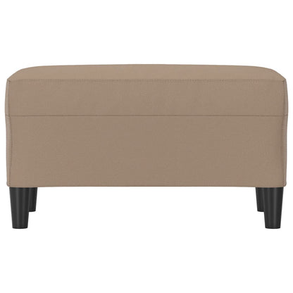 Banco 70x35x41 cm couro artificial cor cappuccino