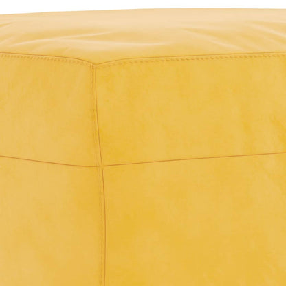 Banco 100x35x41 cm veludo amarelo