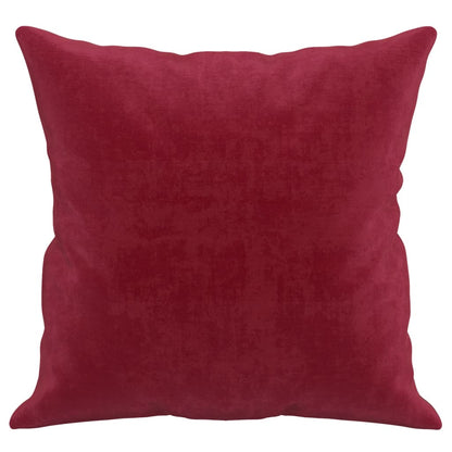 Almofadas decorativas 2 pcs 40x40 cm veludo vermelho tinto