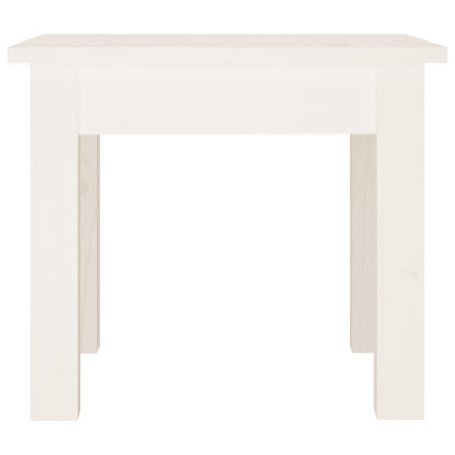 Mesa de centro 35x35x30 cm pinho maciço branco