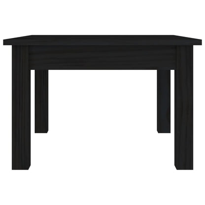 Mesa de centro 45x45x30 cm pinho maciço preto