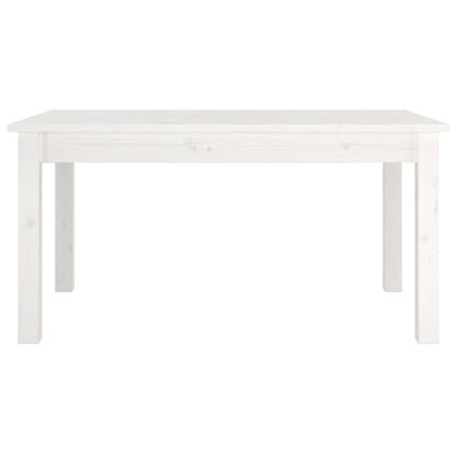 Mesa de centro 80x50x40 cm madeira de pinho maciça branco