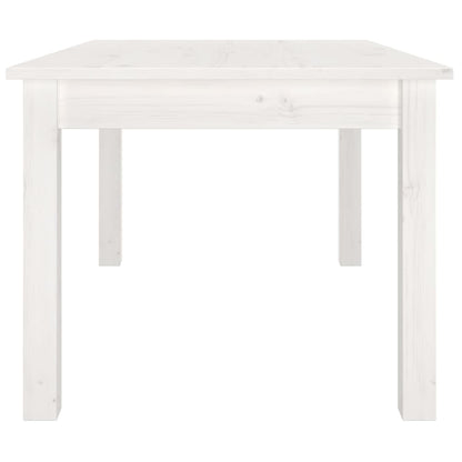 Mesa de centro 80x50x40 cm madeira de pinho maciça branco