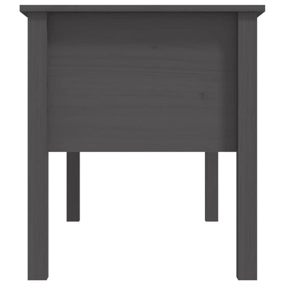 Mesa de centro 102x49x55 cm pinho maciço cinza