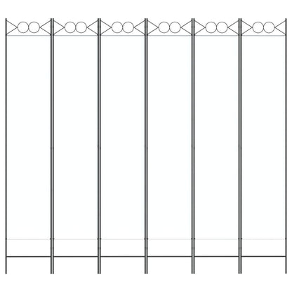 Divisória/biombo com 6 painéis 240x220 cm tecido branco