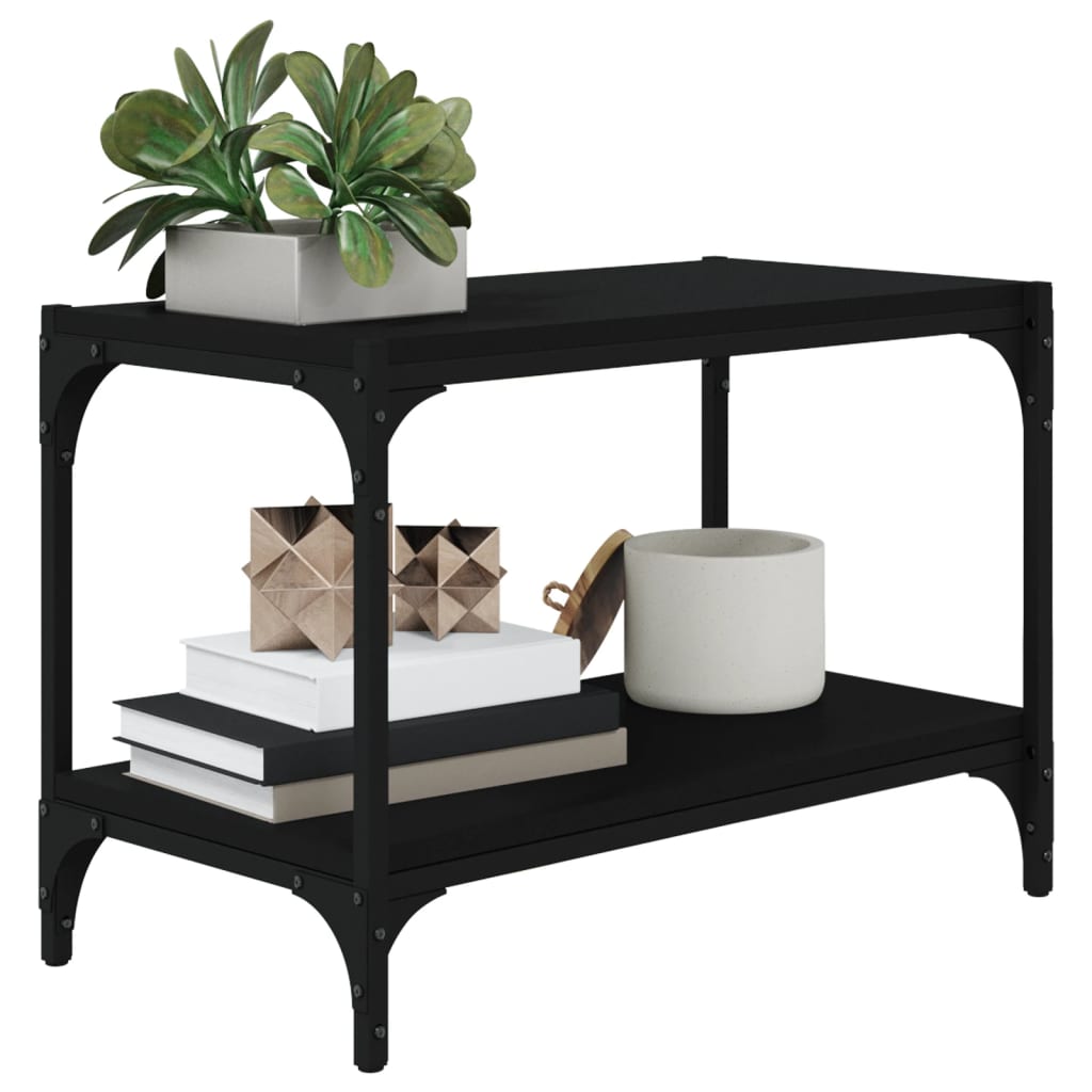 Mesa de Apoio Lotesa de 60 cm - Preto - Design Industrial