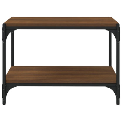 Mesa de Apoio Lotesa de 60 cm - Castanho - Design Industrial