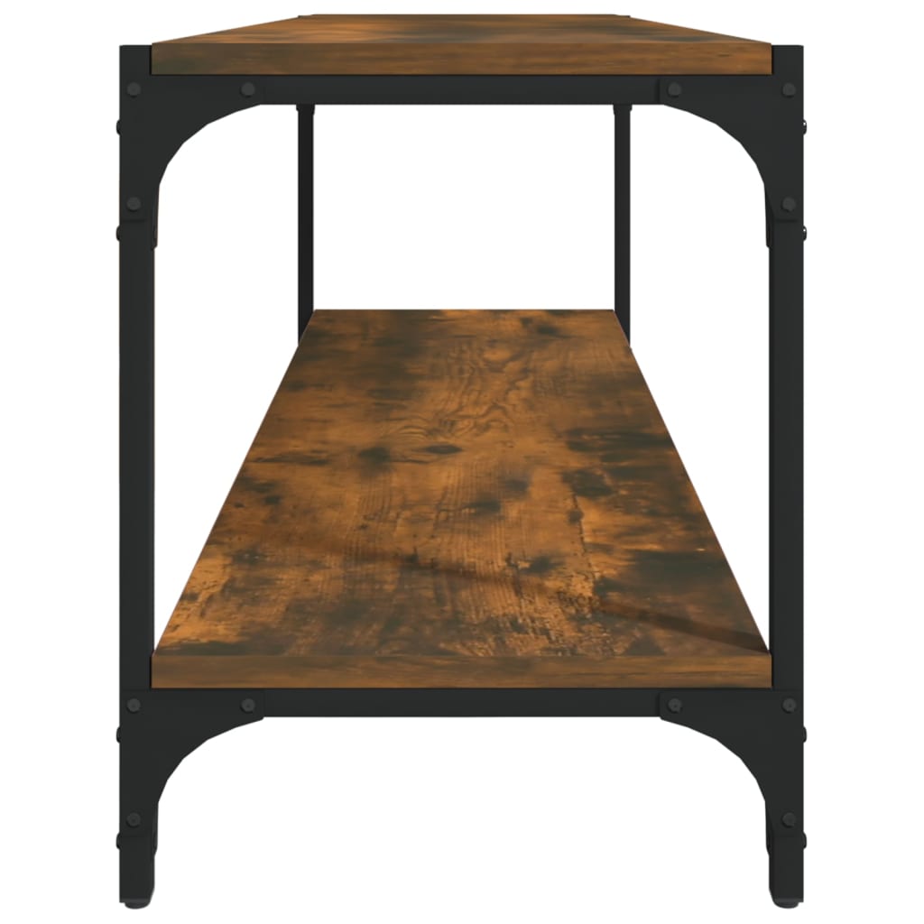 Mesa de Apoio Lotesa de 100 cm - Madeira Rústica - Design Industrial