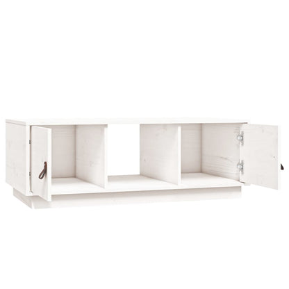 Mesa de centro 100x50x35 cm pinho maciço branco