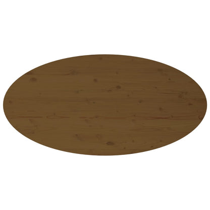 Mesa de centro 110x55x45 cm pinho maciço castanho mel