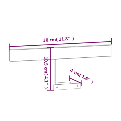 Luz LED para espelho 5,5 W 6000 K 30 cm branco frio