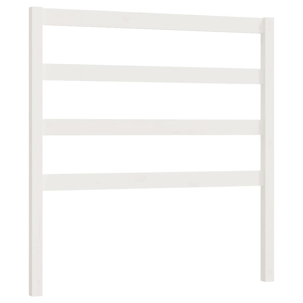 Estrutura sofá-cama de puxar 2x(90x190) cm pinho maciço branco